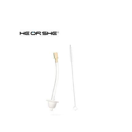 HEORSHE Сменная соломинка для поильника с щеточкой для чистки, Dental-care Sippy Cup, от 9 месяцев