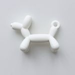 HEORSHE Прорезыватель для зубов из пищевого силикона Puppy Teether, белый