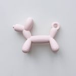 HEORSHE Прорезыватель для зубов из пищевого силикона Puppy Teether, розовый