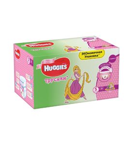 Huggies Подгузники-трусики для Девочек 5 13-17кг 96шт BOX