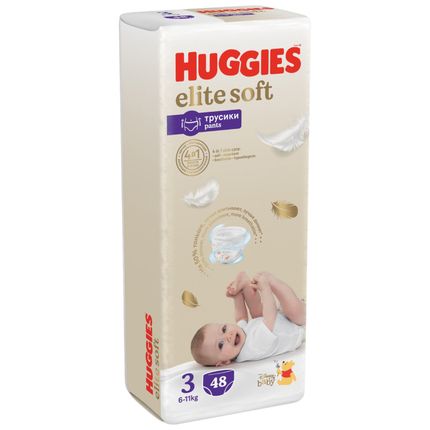 Huggies Elite Soft Трусики-подгузники 3 (48шт)  6-11кг
