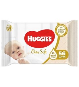 Салфетки Huggies Elite Soft 56шт