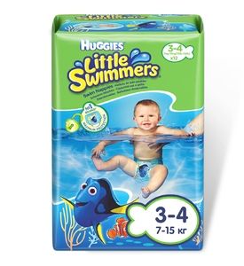 Подгузники для плавания Huggies Little Swimmers 7-15кг 12 шт