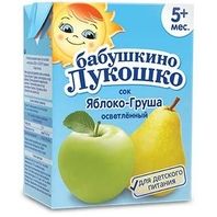 Осветленный сок "Бабушкино Лукошко" - Яблоко-груша, 200 мл