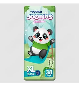JOONIES Comfort+ Подгузники-трусики XL (12-17 кг) 38 шт