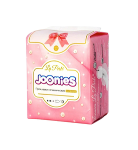 JOONIES LA PERLE Прокладки женские одноразовые дневные, 10 шт. JOONIES LA PERLE Прокладки женские одноразовые дневные, 10 шт.