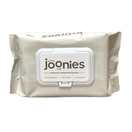JOONIES  Влажная туалетная бумага с молочной кислотой и пантенолом, 96шт.  240101