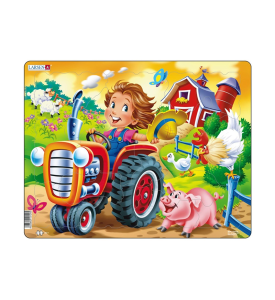 LARSEN BM7 Дети на ферме. Трактор LARSEN BM7 Дети на ферме. Трактор