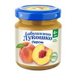 Пюре из персиков Бабушкино Лукошко, без сахара, 100гр