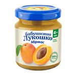 Пюре из абрикосов Бабушкино Лукошко, без сахара, 100гр