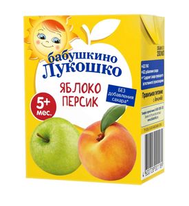 Б.ЛУКОШКО Сок яблочно-персиковый восстановленный 200 мл