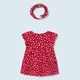 Mayoral 1822/28 Коплект 2 ед: Платье, повязка Цвет: Красный