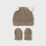 Mayoral 9766/73 Комплект 2 ед. Шапка, варежки цвет: коричневый
