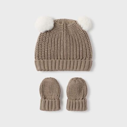 Mayoral 9766/73 Комплект 2 ед. Шапка, варежки цвет: коричневый
