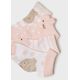 Mayoral 9477/012 Комплект:4 пары носков Цвет:Нежно-розовый