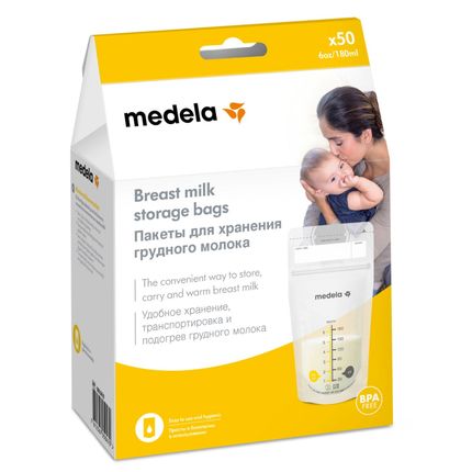 Medela Пакеты одноразовые для хранения грудного молока (50шт.)