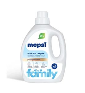 MEPSI Гель для стирки гипоаллерген унив Family 2000мл 521452