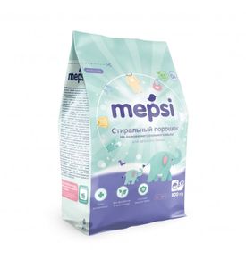 MEPSI Порошок стиральный основа натуральное мыло для детского белья 800г