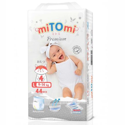 miTOmi Premium Трусики L (9-14кг) 44шт.