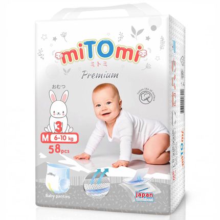 miTOmi Premium Трусики M (6-10кг) 58шт.