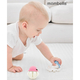 Mombella Прорезыватель Осьминог, силиконовый, серый