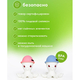 Mombella Прорезыватель Осьминог, силиконовый, розовый