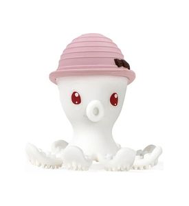 Mombella  Прорезыватель Осьминог, силиконовый, розовый  8152