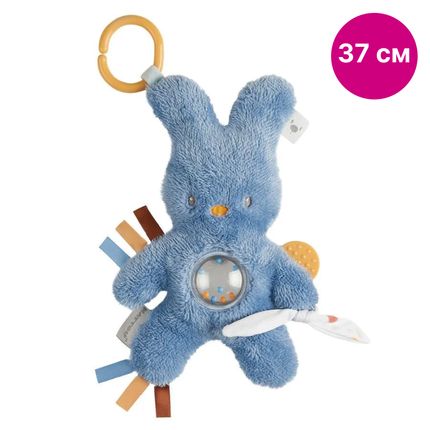 Nattou 830157 Игрушка мягкая Soft toy Tipidou Activity Кролик blue