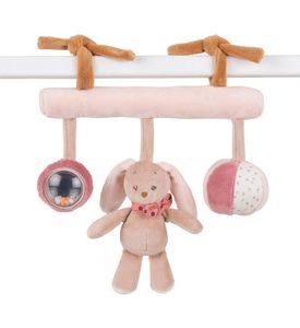 Nattou 244169 Игрушка мягкая Soft toy Sasha & Pauline Кролик на завязках