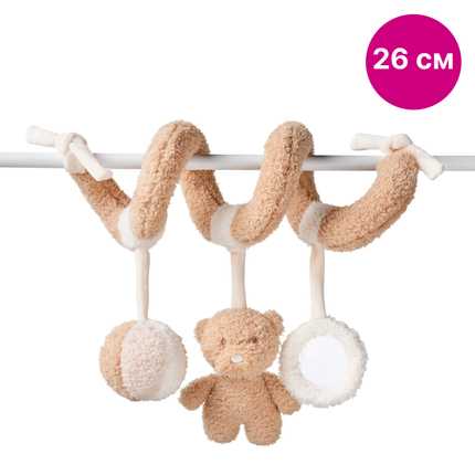 Nattou 856263 Игрушка мягкая Toy spiral TEDDY