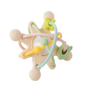 Nattou 875462 Прорезыватель Lapidou силикон Galaxy pastel