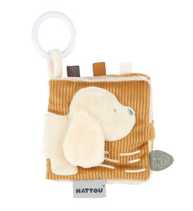 Nattou 388412 Игрушка мягкая Soft toy CHARLIE собачка vanilla