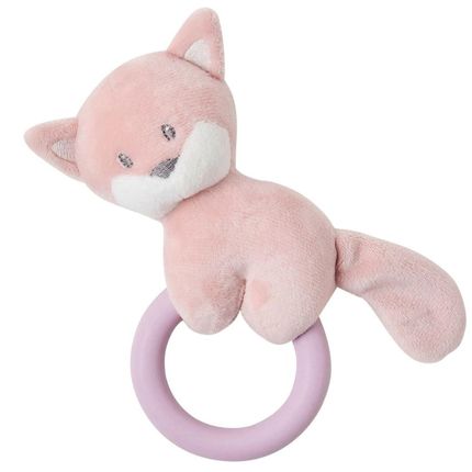 Nattou 485166 Rattle ALICE & POMME Лисичка с кольцом