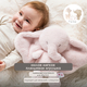 Nattou Игрушка мягкая Soft toy FANFAN Слонёнок pink Nattou Игрушка мягкая Soft toy FANFAN Слонёнок pink