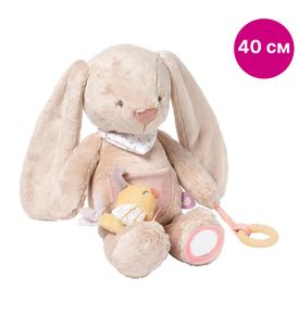 Nattou 485487 Игрушка мягкая  Soft toy Alice & Pomme Activity Кролик 40 см