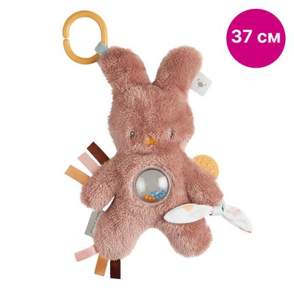 Nattou 830140 Игрушка мягкая Soft toy Tipidou Activity Кролик dusty pink