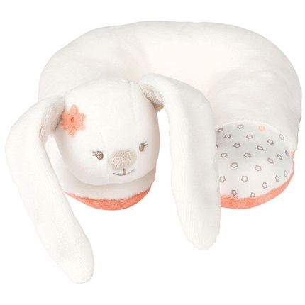 Nattou 562331 Игрушка мягкая Подголовник Neck pillow Mia & Basile Кролик