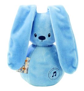 Nattou 878821 Игрушка мягкая Musical Soft toy Lapidou Кролик jeans музыкальная