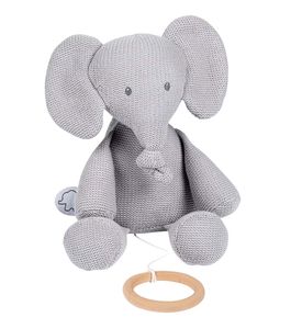 Игрушка мягкая Nattou Musical Soft toy Tembo tricot Слоник 28 см музыкальная 929028