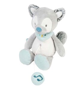 Игрушка мягкая Nattou Musical Soft toy MINI Tim & Tiloo Волк музыкальная 498081