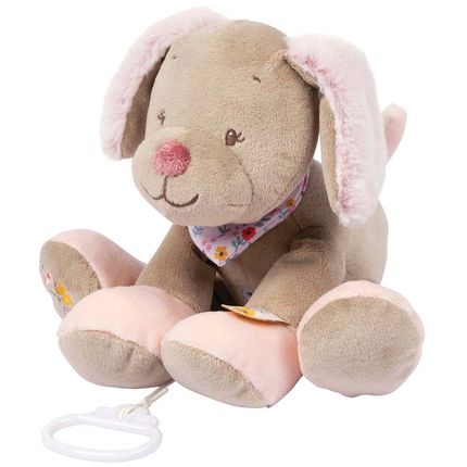 Игрушка мягкая Nattou Musical Soft toy Iris & Lali Собачка музыкальная 631068