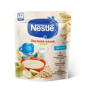 Nestle Каша овсяная молочная с яблоком 200г