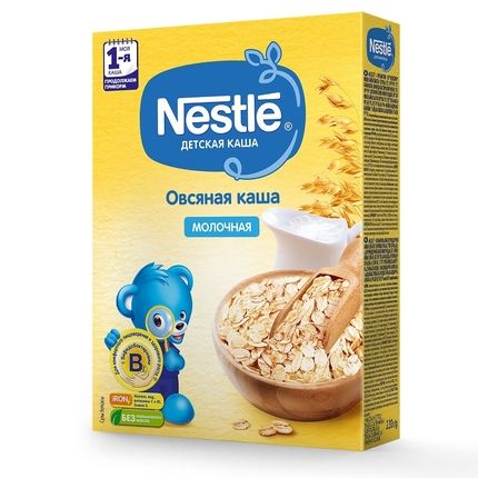 Nestle® Молочная овсяная каша, 220гр