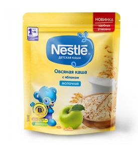 Nestle® Молочная овсяная каша с яблоком, 220гр