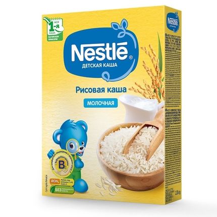 Nestle® Молочная рисовая каша, 220гр
