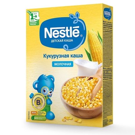 Nestle® Молочная кукурузная каша, 220гр