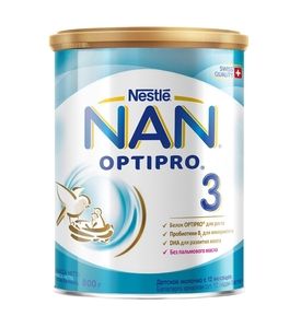 NAN® 3 Optipro Детское молочко для детей с 12 месяцев, 800гр