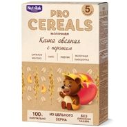 Нутрилак PREM. Овсяная с персиком PROCEREALS каша мол. сухая б/р цельнозер. 200гр.