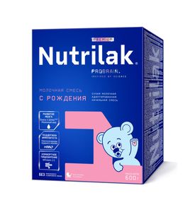 Nutrilak Premium 1 Молочная смесь с рождения 600г
