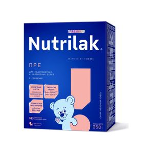 Смесь сухая молочная Nutrilak Premium Пре, 350гр